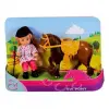 Simba Toys Steffi Love - Évi Baba Zsokéruhában - sötétbarna lóval - Simba Toys