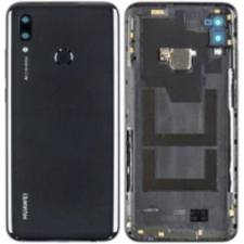 02352HTS Gyári akkufedél hátlap - burkolati elem Huawei P smart (2019), fekete mobiltelefon, tablet alkatrész