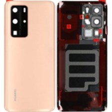 02353MNB Gyári akkufedél hátlap - burkolati elem Huawei P40 Pro, arany mobiltelefon, tablet alkatrész