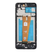  0A045F Samsung Galaxy A04 OEM LCD kijelző érintővel Fekete kerettel, előlap mobiltelefon, tablet alkatrész