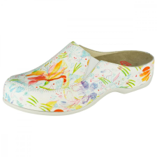  0Ft kiszállítás!   Berkemann Eliza virágos bőr papucs 36-41 gyógypapucs