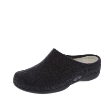  0Ft kiszállítás!   Berkemann Lauren fekete gyapjú-filc papucs 36-41 gyógypapucs