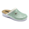  0Ft kiszállítás! Leon Comfortstep V262 zöld női bőr papucs 36-41