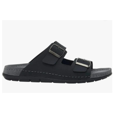  0Ft kiszállítás!  Scholl ABERDEEN fekete férfi papucs 45 gyógypapucs