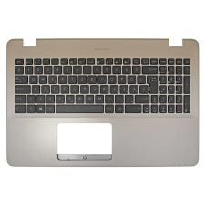  0KN1-261HU21 gyári új magyar fekete laptop billentyűzet + pezsgő színű felső fedél laptop alkatrész
