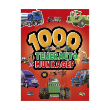 1000 teherautó és munkagép matricája - Piros matrica