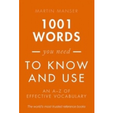 1001 Words You Need To Know and Use – Martin Manser idegen nyelvű könyv