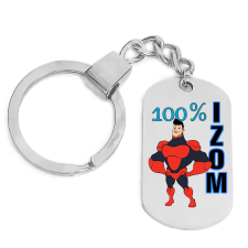 100% Izom kulcstartó, választható több formában és színben kulcstartó