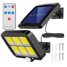  100 LED-es szürkület- és mozgásérzékelős, kültéri szolár lámpa (BBL) kültéri világítás