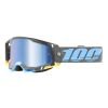 100% Motocross szemüveg 100% RACECRAFT 2 Trinidad kék-szürke (kék plexi)