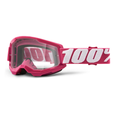 100% Motocross szemüveg 100% STRATA 2 Fletcher rózsaszín (átlátszó szemellenző) motoros szemüveg