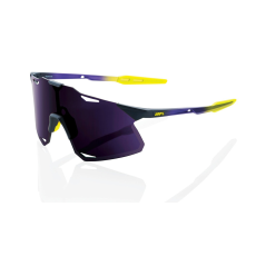 100% Napszemüveg 100% HYPERCRAFT Matte Stone Brights lila-sárga (lila lencsével)