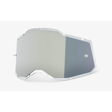 100% Plexi 100%- ban befecskendezett Racecraft 2/Accuri 2/Strata 2 Ezüst Tükör (ködmentes) motoros szemüveg