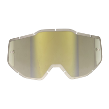 100% Plexi 100%- ban befecskendezett Racecraft/Accuri/Strata Gold (ködmentes) motoros szemüveg