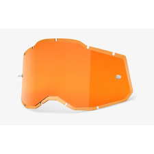 100% Plexi 100% befecskendezett Racecraft 2/Accuri 2/Strata 2 narancssárga tükör (ködmentes) motoros szemüveg