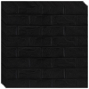  100 x HOZRO öntapadós 3D tapéta szett, téglautánzat modell, 53,90 négyzetméter alapterületű, modern dizájn, nagyon könnyen felszerelhető, Fekete