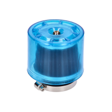 101 Octane Air-System 38mm egyenes fém légszűrő kék védősapkával egyéb motorkerékpár alkatrész
