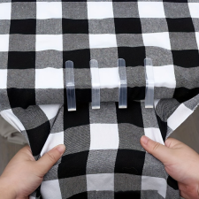  10 Darab Átlátszó Szélálló Asztalterítő Csipesz Kerti és Piknik Használatra party kellék