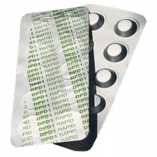 10 db DPD1 tabletta Klór / Bróm mérőhöz medence kiegészítő