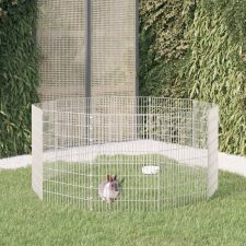 10 paneles horganyzott vas nyúlketrec 54x80 cm ketrec, szállítóbox rágcsálóknak