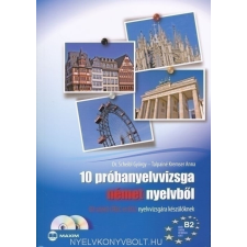 10 PRÓBANYELVVIZSGA NÉMET+CD B2 nyelvkönyv, szótár