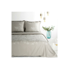  10a hímzett pamut-szatén ágyneműhuzat Bézs 160x200 cm - 70x80 cm 2db lakástextília