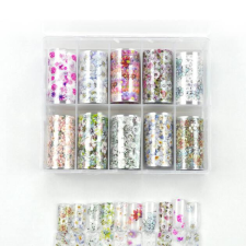 10in1 Transzferfólia box - Flowers körömdíszítő