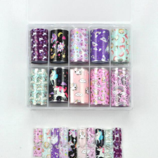 10in1 Transzferfólia box - Unicorn körömdíszítő