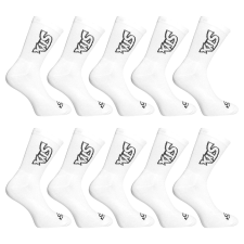 10PACK fehér Styx hosszú zokni (10HV1061) M férfi zokni