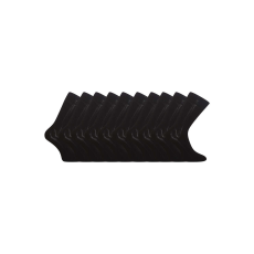  10PACK fekete bambusz hosszú Styx zokni (10HB960) L