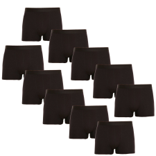 10PACK fekete Nedeto férfi boxeralsó (10NB001) S férfi alsó