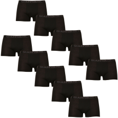  10PACK Férfi boxeralsó Gianvaglia fekete (023) XXL
