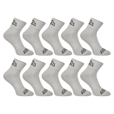  10PACK zokni Styx boka szürke (10HK1062) M