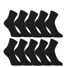 10PACK zokni Styx bokazokni bambusz fekete (10HBK960) S férfi zokni