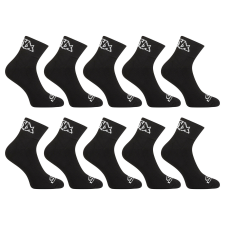 10PACK zokni Styx bokazokni fekete (10HK960) XL férfi zokni