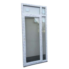 111x249 Bukó-Nyíló Erkélyajtó Oldal És Felülvilágítóval GEALAN S8000 nyílászáró