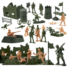  114 db-os Katonai játék készlet játékfigura