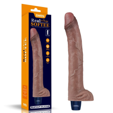  11" REAL SOFTEE Rechargeable Silicone Vibrating Dildo vibrátorok