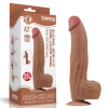  12'' King Sized Sliding Skin Dual Layer Dong Brown