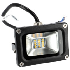  12-24 Volt LED reflektor (10W/120°) Dimmelhető, meleg fehér kültéri világítás