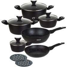  12 Darabos Készlet. Gránit Edények Klausberg Kb-7244 edény