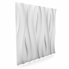 12 db MYWALL OCEAN hullámos fehér polisztirol 60x60 cm falpanel csomagajánlat tapéta, díszléc és más dekoráció