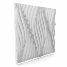 12 db MYWALL WIND hullámos fehér polisztirol 60x60 cm falpanel csomagajánlat tapéta, díszléc és más dekoráció