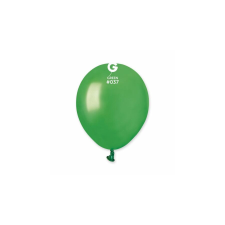 13 cm-es metál zöld gumi léggömb - 100 db / csomag party kellék