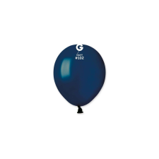 13 cm-es navy blue gumi léggömb - 100 db / csomag party kellék
