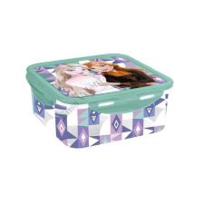  14 cm-es szögletes ételtartó doboz Jégvarázs uzsonnás doboz