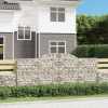  15 db íves horganyzott vas gabion kosár 300x50x120/140 cm