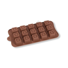  15 Részes Szilikon Bonbon Készítő – Geometrikus Négyzetekkel sütés és főzés