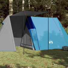  185T Taffeta 3 személyes kék kempingsátor 465x220x170 cm sátor
