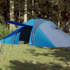 185T Taffeta 6-személyes kék kempingsátor 576x238x193 cm sátor